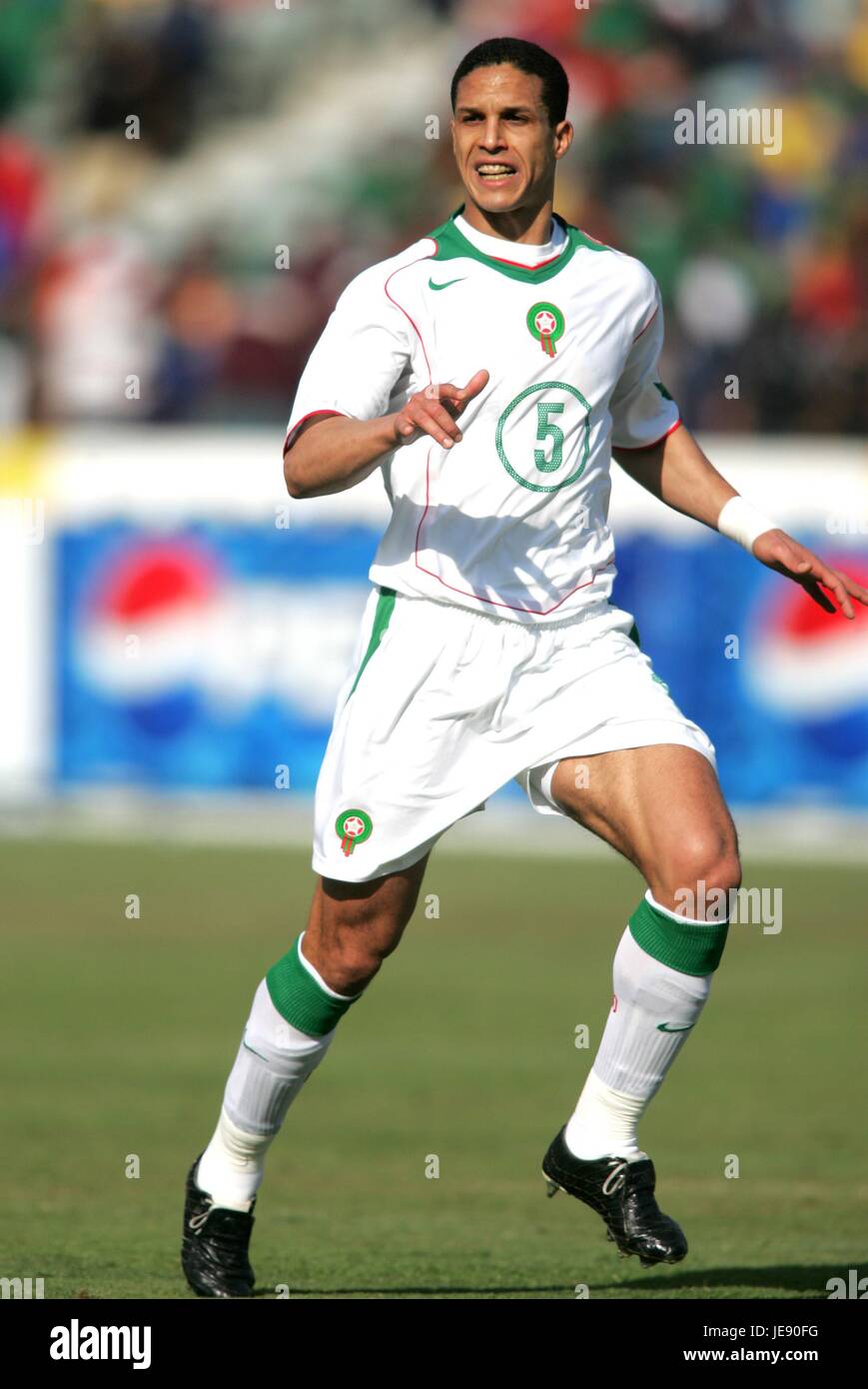 TALAL KARKOURI MAROCCO CAIRO INTERNATIONAL STADIUM Il Cairo Egitto 21 Gennaio 2006 Foto Stock