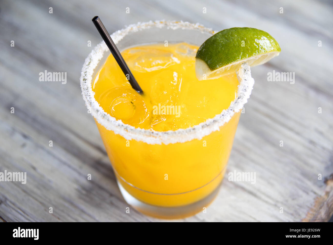 Mango Margarita al Black Ant Ristorante, East Village, Manhattan, New York Foto Stock