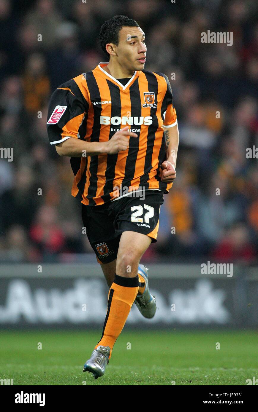 CRAIG FAGAN Hull City FC KC Stadium scafo 07 Gennaio 2006 Foto Stock