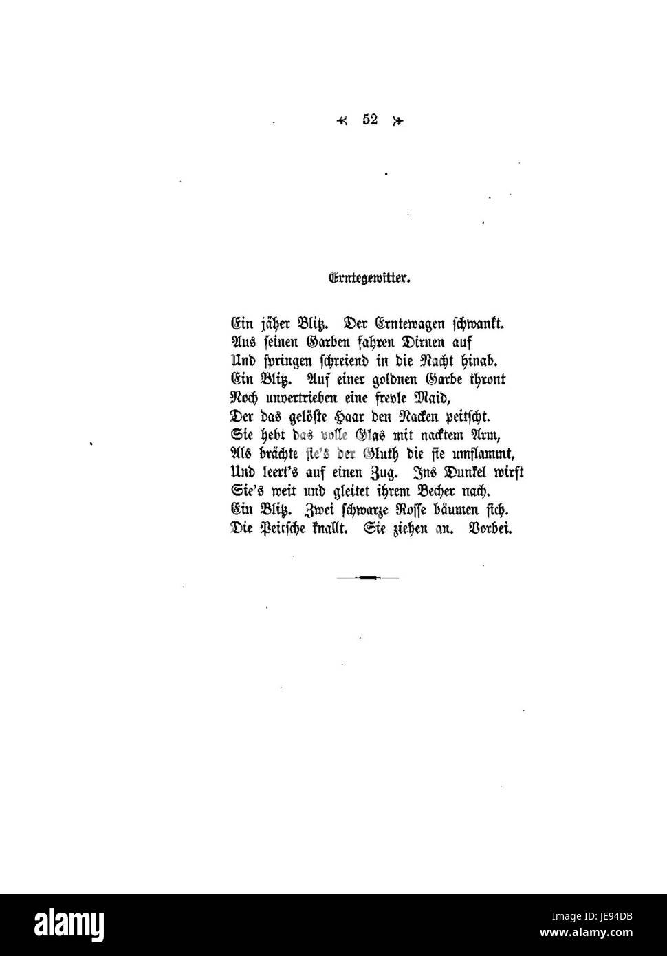 *Conrad Ferdinand Meyer Gedichte 052* si riferisce ad un volume di poesie di Conrad Ferdinand Meyer, poeta svizzero noto per il suo stile narrativo e i temi storici. Le poesie esplorano temi profondamente emotivi e filosofici, spesso toccando argomenti del destino, della storia e dell'esperienza umana. Foto Stock *Conrad Ferdinand Meyer Gedichte 052* si riferisce ad un volume di poesie di Conrad Ferdinand Meyer, poeta svizzero noto per il suo stile narrativo e i temi storici. Le poesie esplorano temi profondamente emotivi e filosofici, spesso toccando argomenti del destino, della storia e dell'esperienza umana. Foto Stock