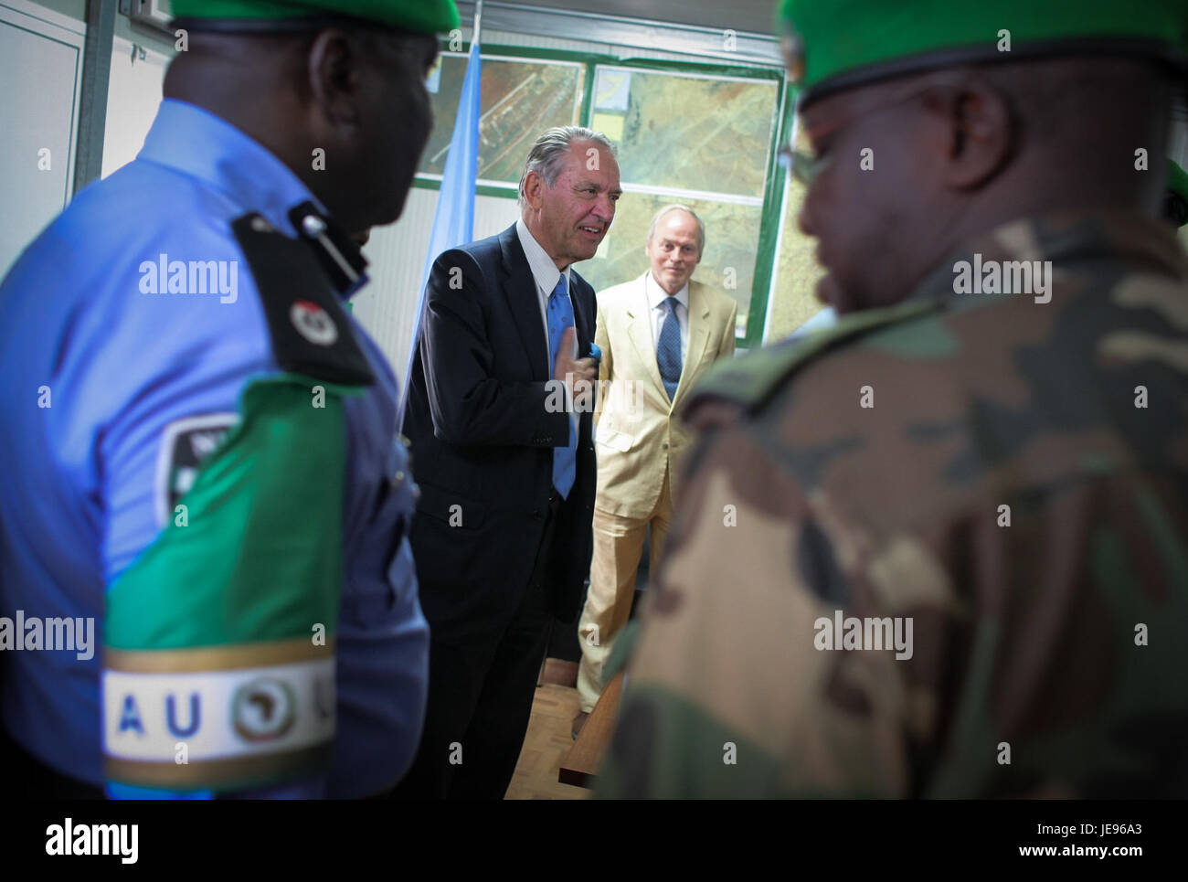Il 26 ottobre 2013, una delegazione ha visitato la struttura DSG Eliasson. La visita si è concentrata sulle operazioni dell'azienda, sui prodotti innovativi e sulle pratiche commerciali all'interno del settore. Foto Stock