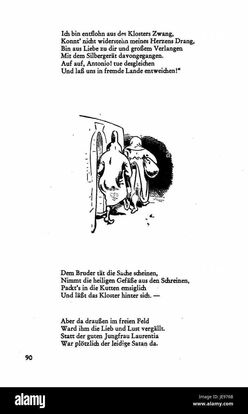 Una pagina di Busch Werke, volume 2, che mostra un'illustrazione dettagliata di un progetto meccanico o ingegneristico. Il libro, parte di una serie, documenta i progressi in macchinari e tecnologia durante il periodo. Foto Stock