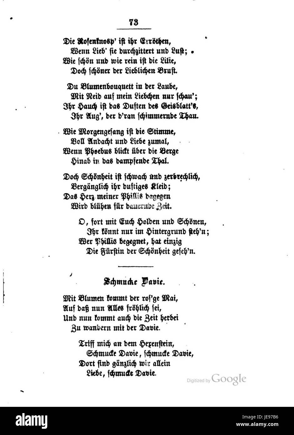 "Burns Lieder und Balladen" è una raccolta di canzoni e ballate del poeta scozzese Robert Burns, che cattura temi di amore, natura e cultura scozzese. Questo lavoro è una parte importante della tradizione letteraria e popolare in Scozia. Foto Stock