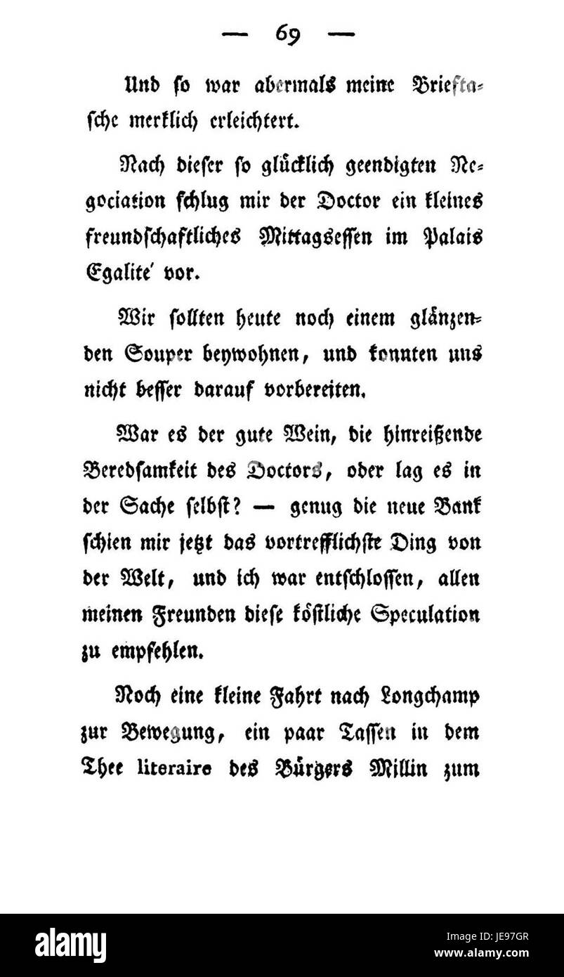 Un'opera letteraria intitolata "De 14 Tage in Paris", che documenta l'esperienza di un individuo a Parigi, scritta da Fischer CA, che offre approfondimenti sulla cultura e lo stile di vita della città. Foto Stock