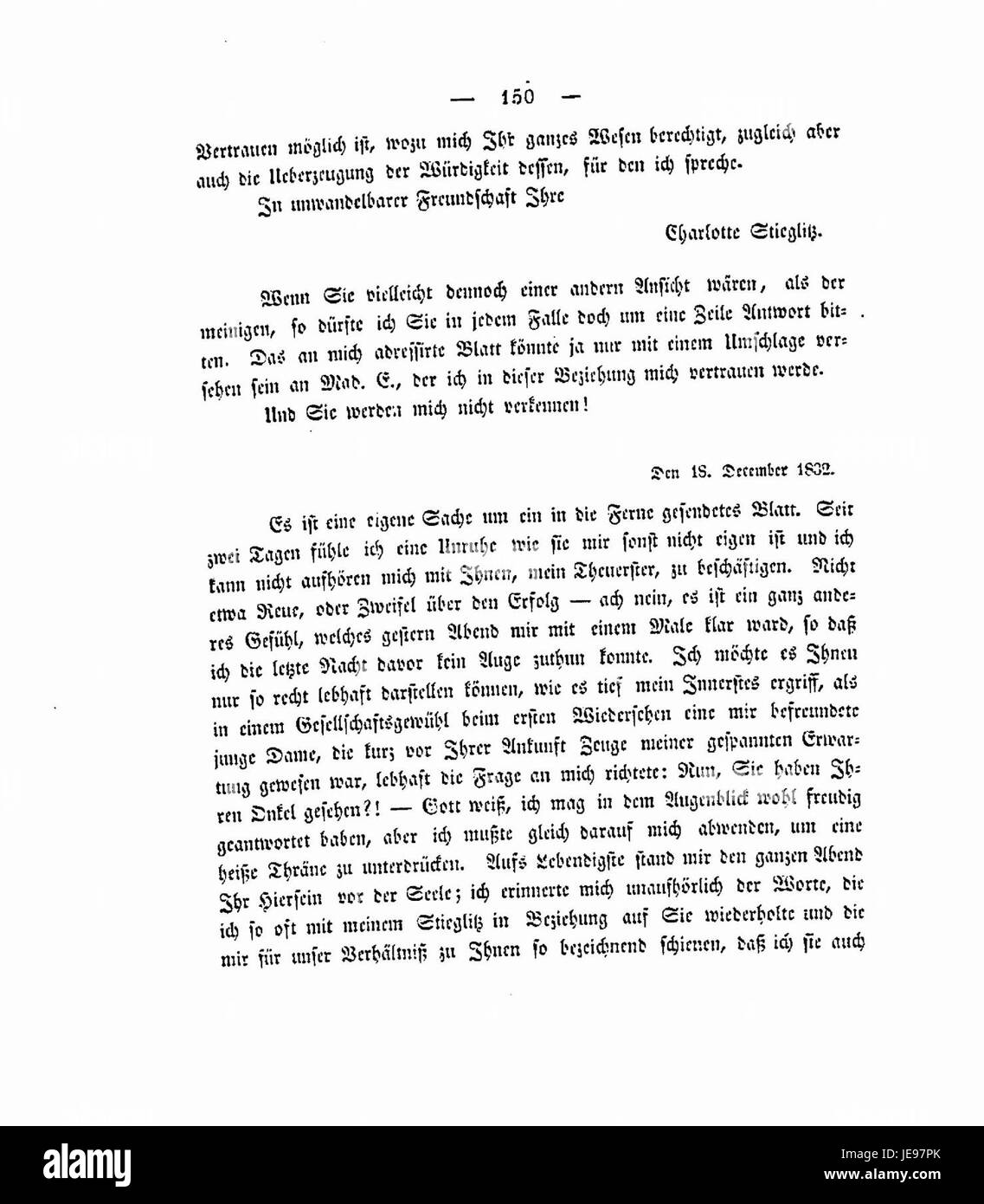 "Charlotte Stieglitz ein Denkmal" si riferisce a un memoriale o tributo a Charlotte Stieglitz, che può essere significativa in un contesto culturale o storico, celebrato attraverso la commemorazione pubblica. Foto Stock