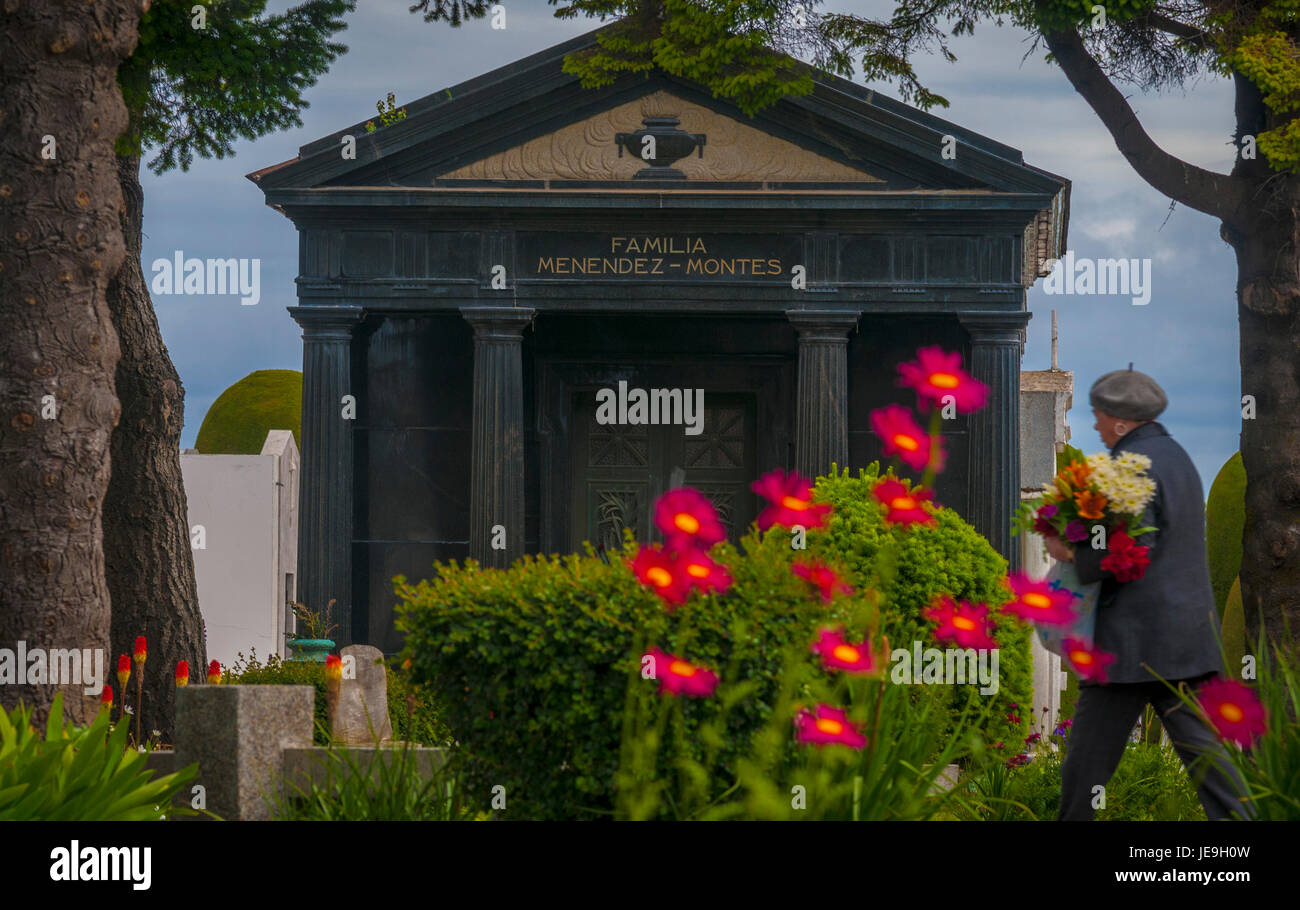 Cementerio de Punta Arenas / cimitero Foto Stock