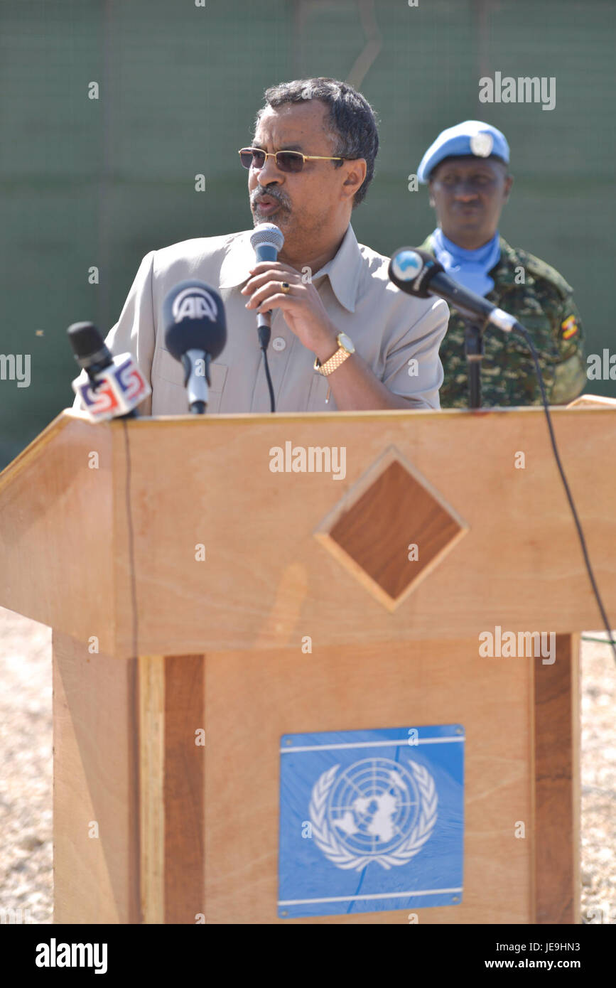 Questa fotografia cattura l'inaugurazione della Guard Unit-8, un importante evento cerimoniale tenutosi il 18 maggio 2014. L'evento segnò la costituzione formale dell'unità, una significativa cerimonia militare. Foto Stock