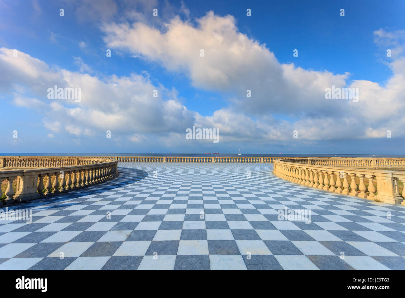 Terrazza Mascagni (Livorno) Foto Stock