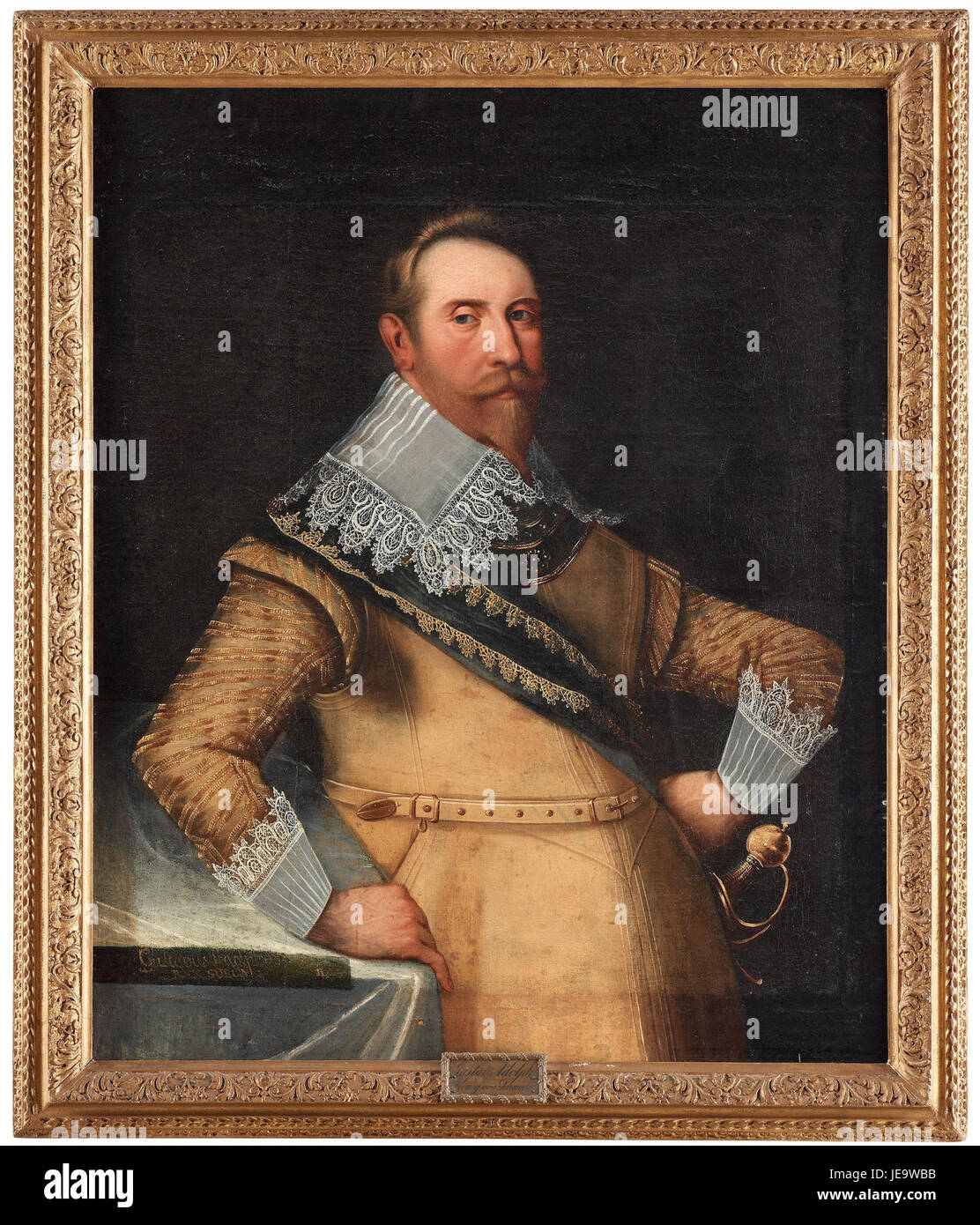 Cornelius Arendtz - Gustav II Adolf di Svezia 1625 Foto Stock