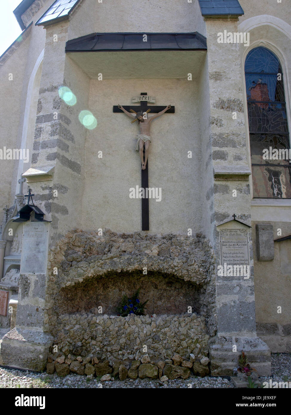 2013.04.24 - Haidershofen - Pfarrkirche hl. Severin und Friedhof - 21 Foto Stock