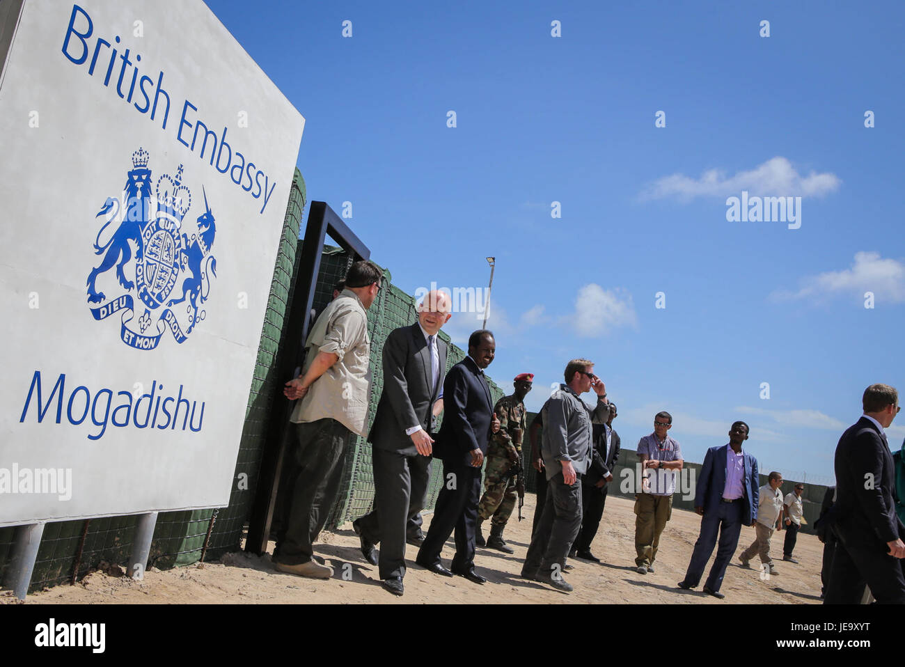 Una fotografia scattata il 25 aprile 2013, che mostra l'ambasciata britannica a l'Aia. L'immagine cattura il design architettonico dell'ambasciata e il suo ruolo di istituzione diplomatica nei Paesi Bassi. Foto Stock