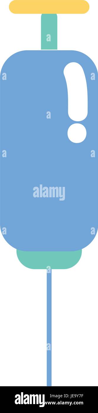 Elemento di siringa al trattamento sanitario Illustrazione Vettoriale