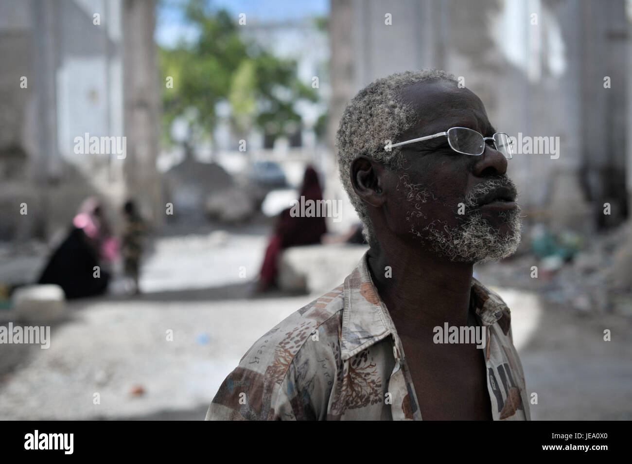 Un'immagine della costa di Mogadiscio, Somalia, scattata il 22 maggio 2013, che mostra l'ambiente costiero e il suo significato nella regione. Foto Stock