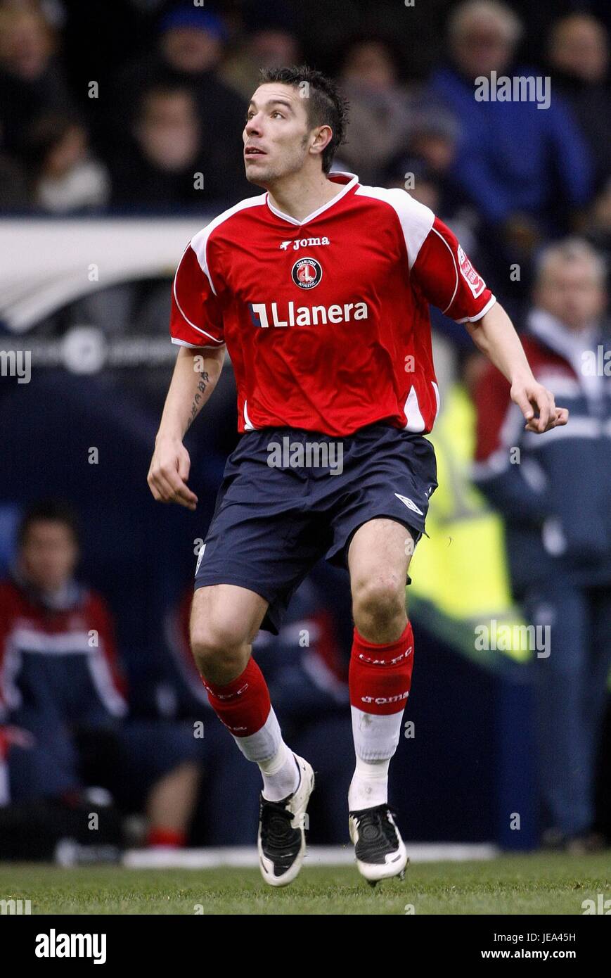 DARREN AMBROSE Charlton Athletic FC THE HAWTHORNS West Bromwich Inghilterra 15 Dicembre 2007 Foto Stock