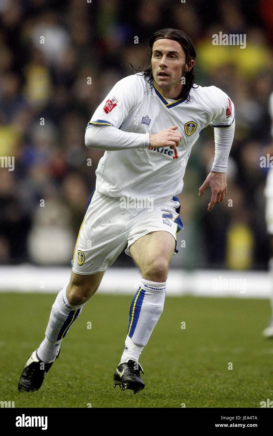 DAVID PRUTTON Leeds United FC ELLAND ROAD LEEDS INGHILTERRA 08 Dicembre 2007 Foto Stock