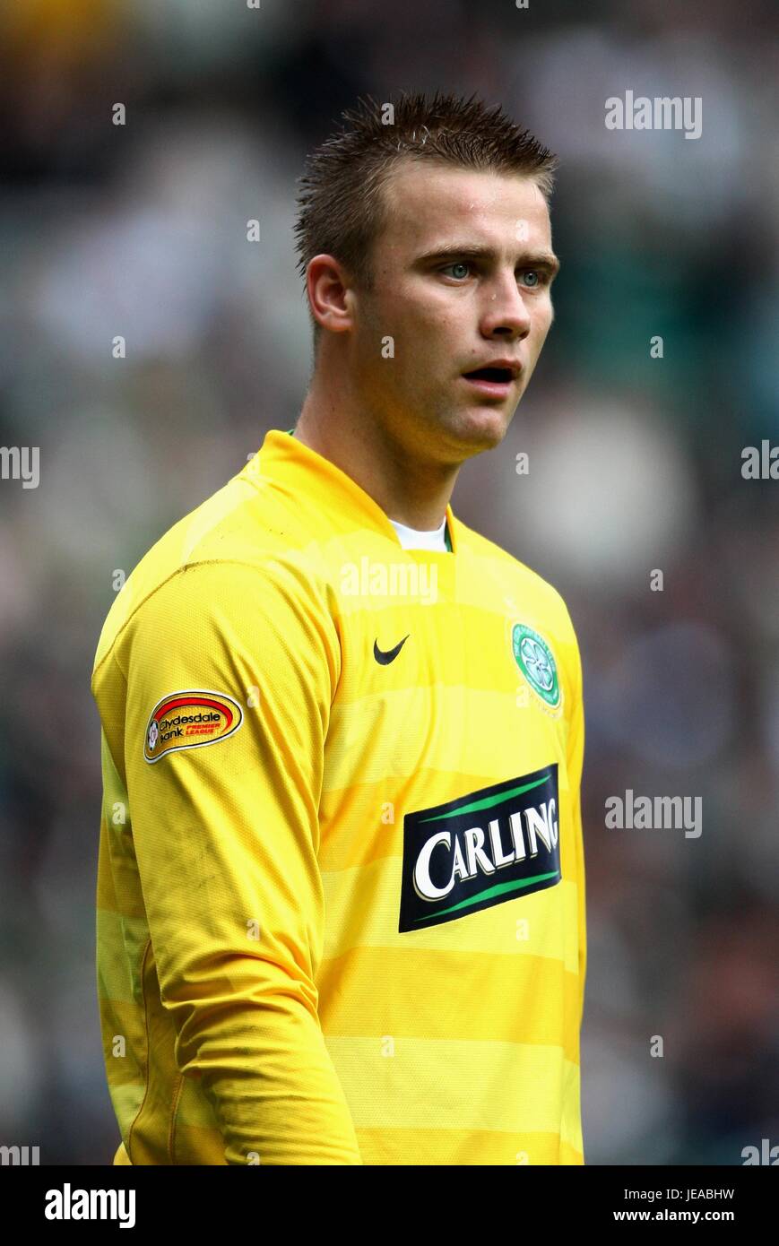 ARTUR BORUC Glasgow Celtic FC CELTIC PARK GLASGOW Scozia 25 Agosto 2007 Foto Stock