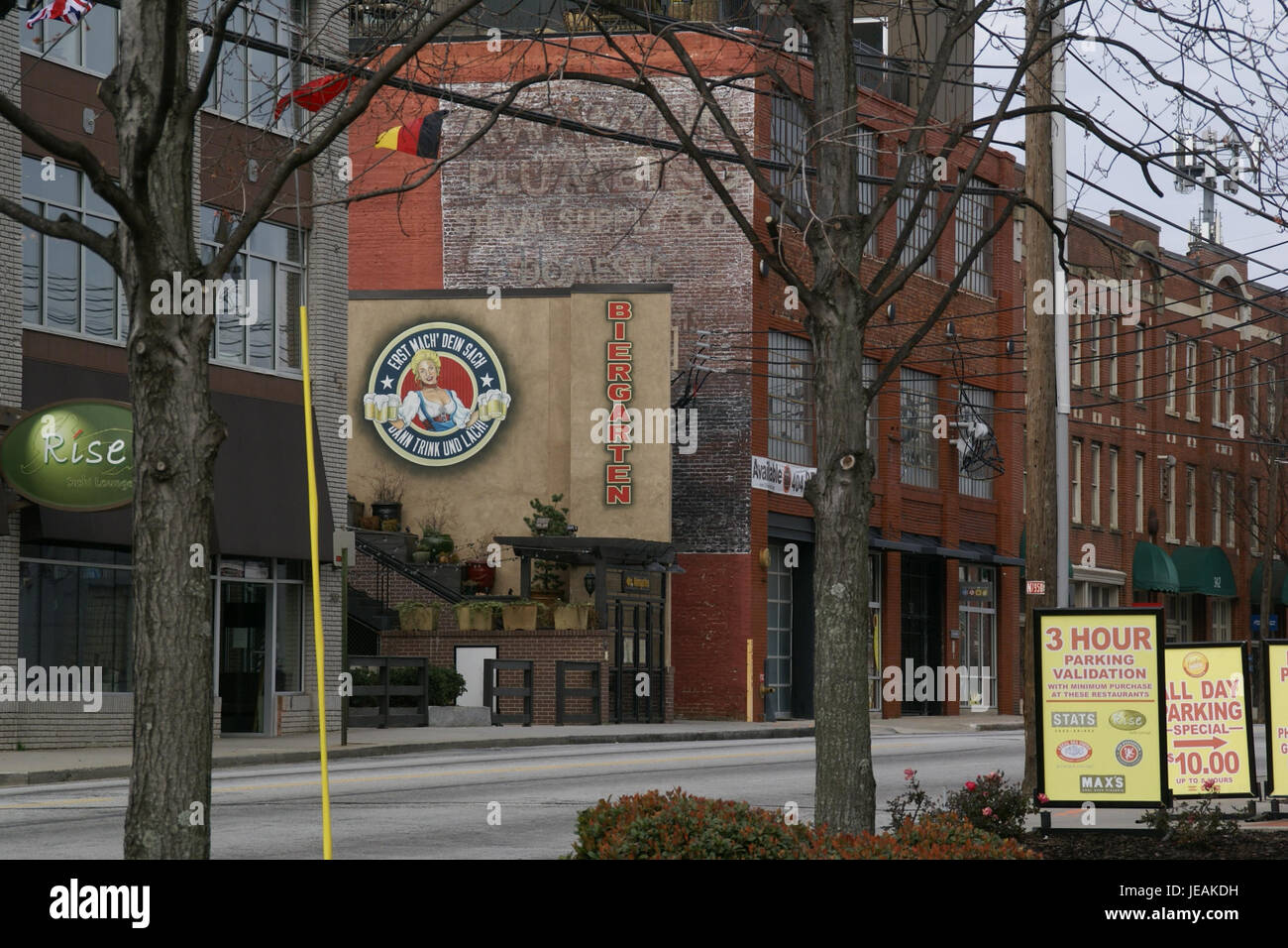 2013.01.26.105308 Biergarten Marietta San Atlanta in Georgia Foto Stock