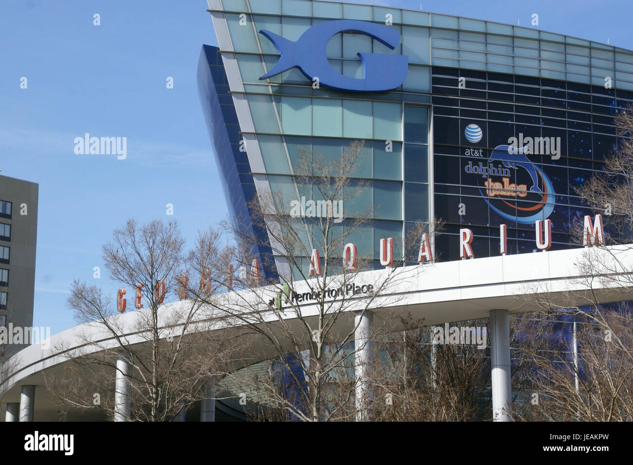 Il Georgia Aquarium di Atlanta, Georgia, ospita una delle più grandi mostre acquatiche al coperto del mondo, che mostra la variegata vita marina il 26 gennaio 2013. Foto Stock