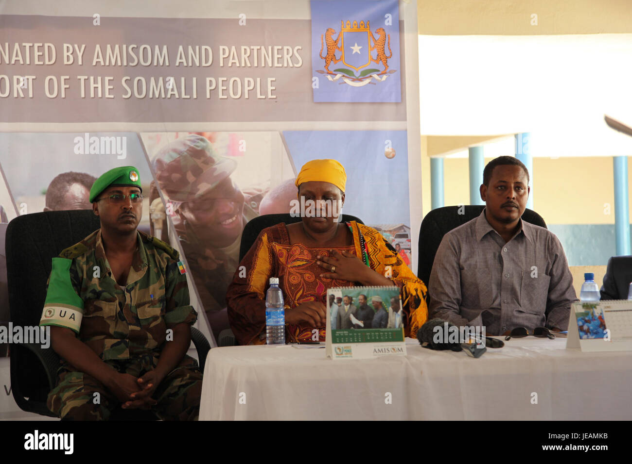 Questa fotografia mostra l'ospedale Baidoa nel febbraio 2015, una struttura sanitaria chiave nella città di Baidoa, Somalia. L'ospedale svolge un ruolo fondamentale nella fornitura di servizi medici alla popolazione, soprattutto nelle aree colpite da conflitti e instabilità. Foto Stock