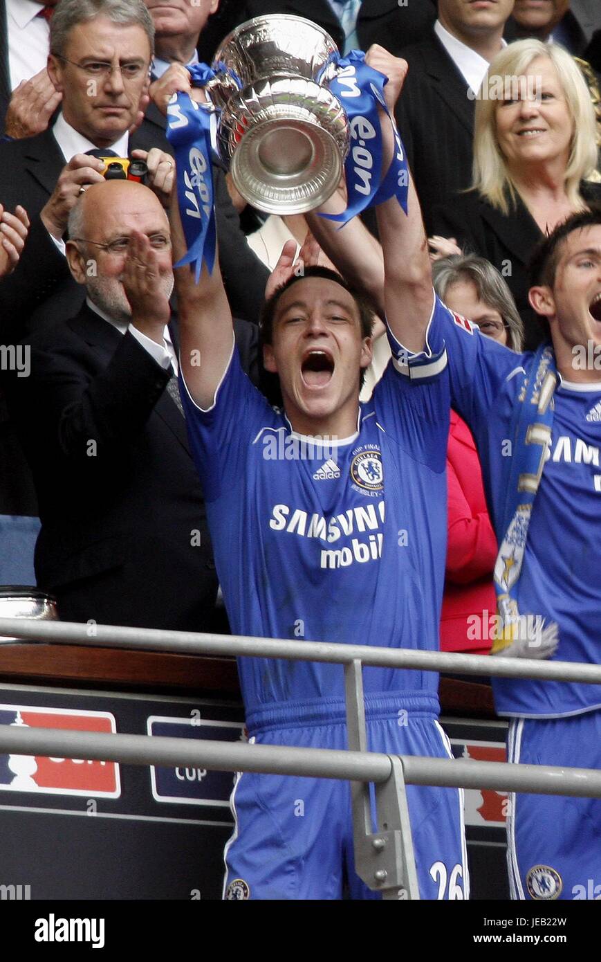 JOHN TERRY CHELSEA V MANCHESTER UNITED Wembley Stadium Londra Inghilterra 19 Maggio 2007 Foto Stock