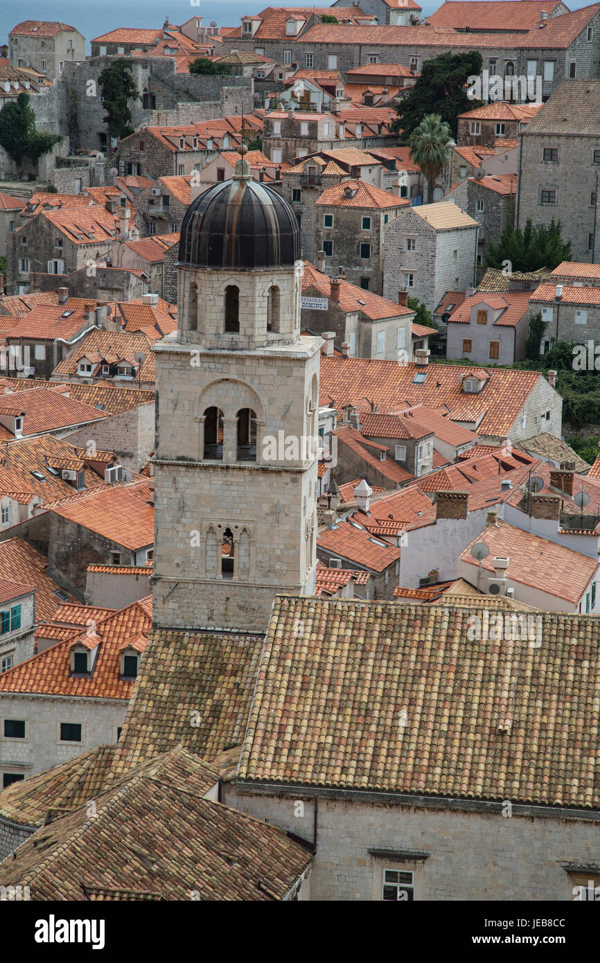 La città vecchia di Dubrovnik, Croazia, Europa Foto Stock