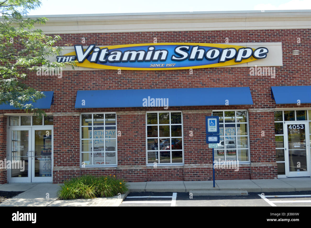 La vitamina Shoppe Foto Stock