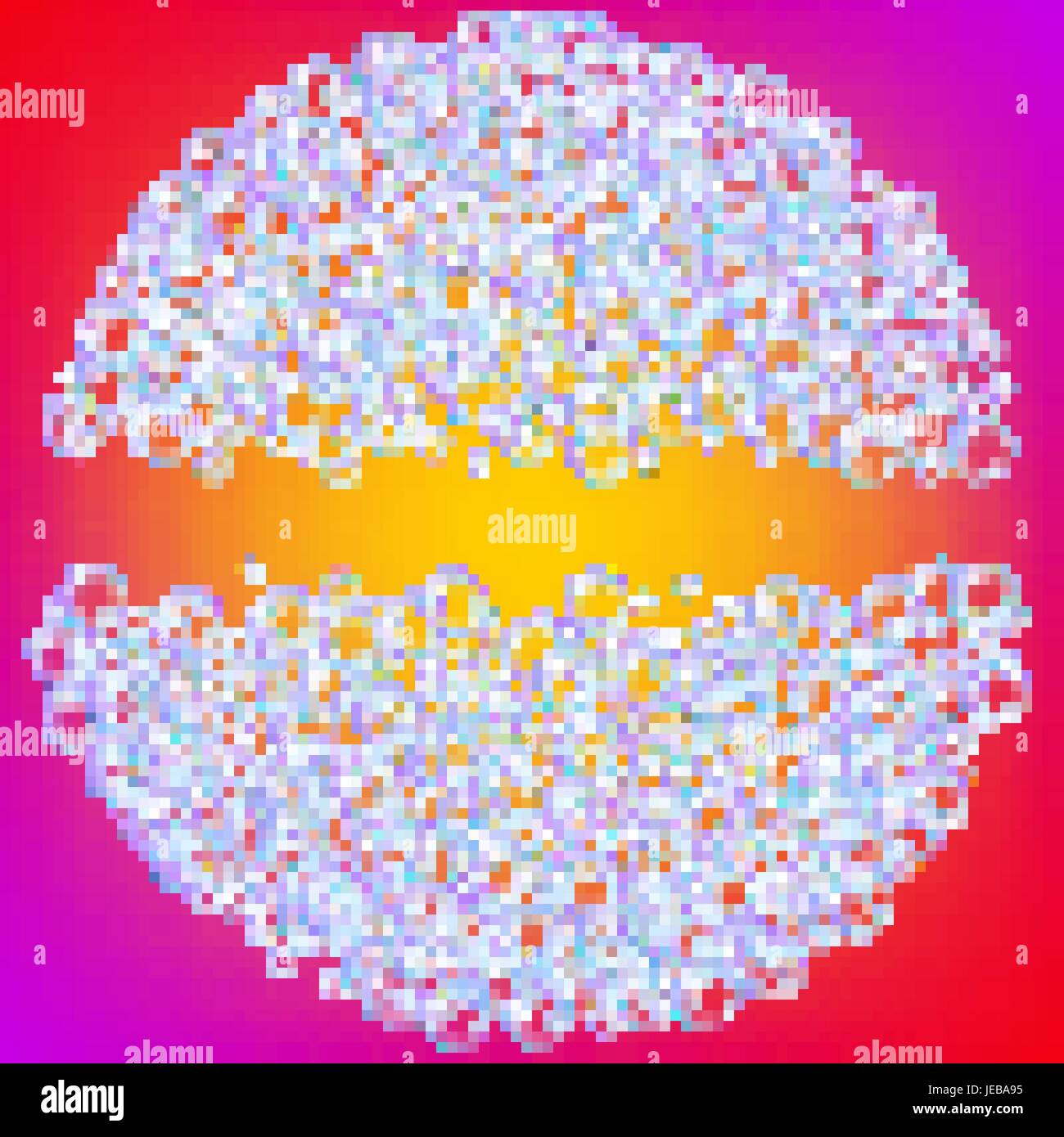 Shampoo schiuma con colorate bolle realistica Illustrazione Vettoriale