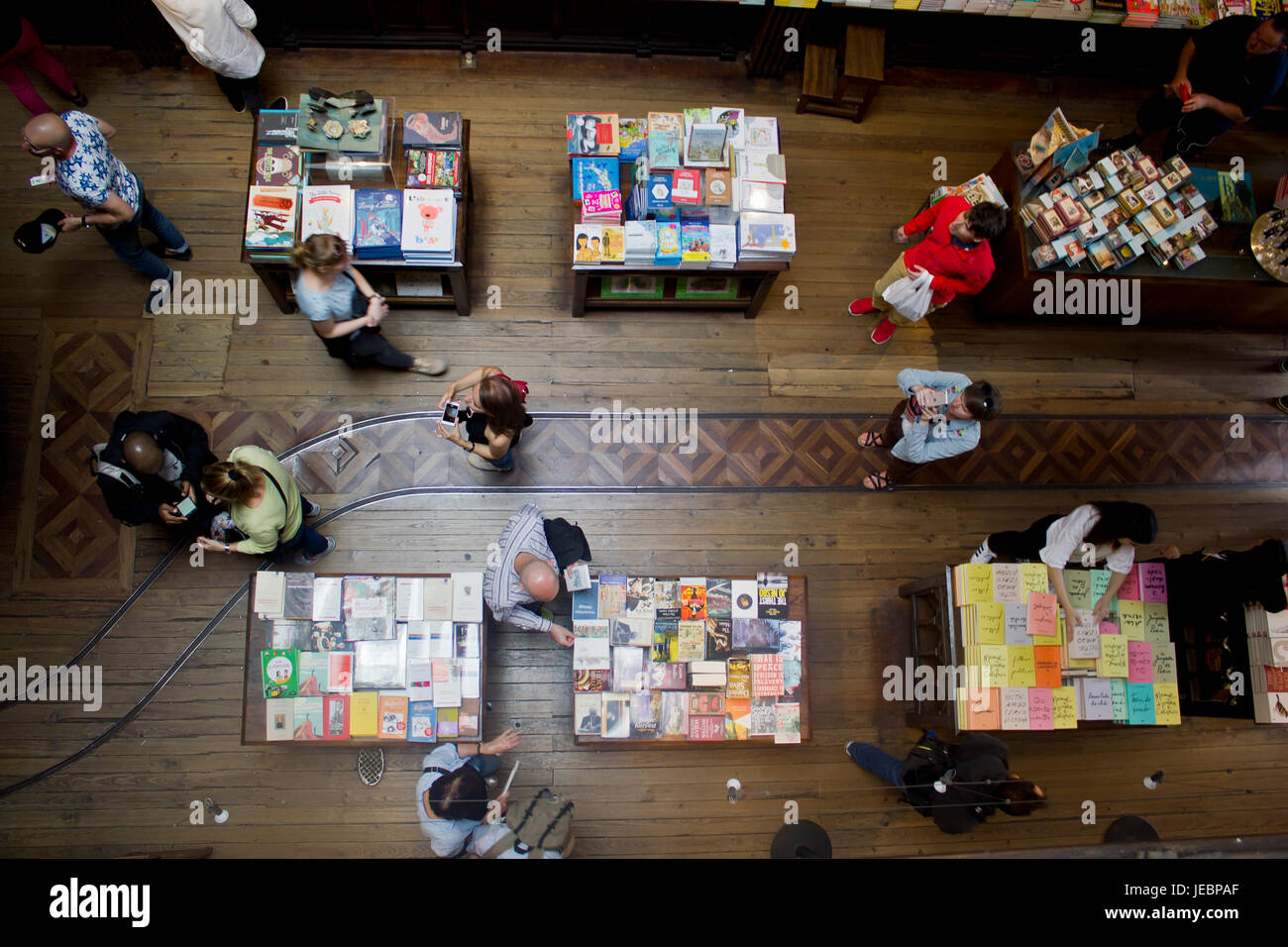 Vecchia famosa libreria di Lello, Livraria Lello & Irmão bookstore, Porto, Portogallo Foto Stock