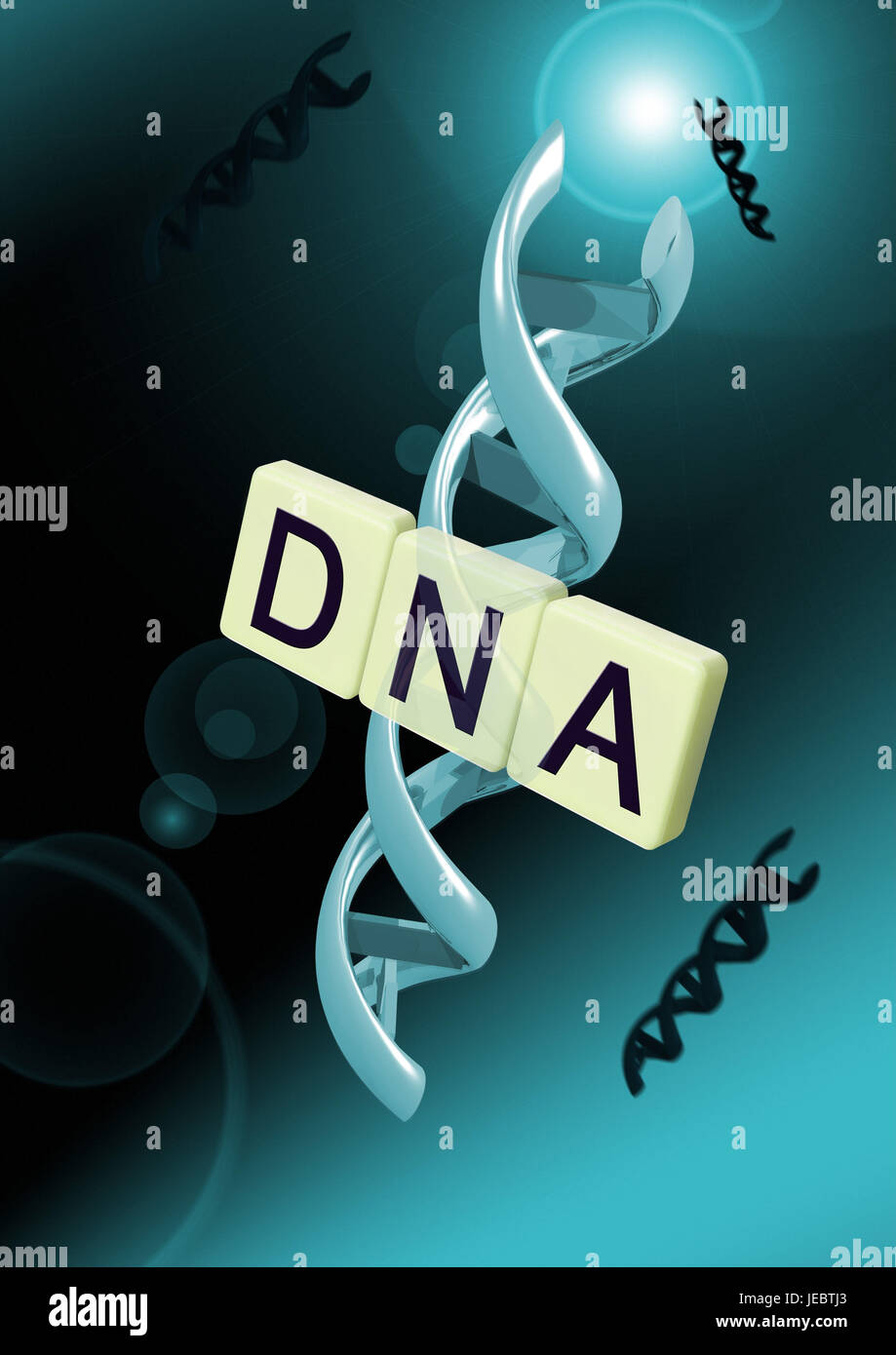 Corsa con DNA alfa elica raddoppia, Foto Stock