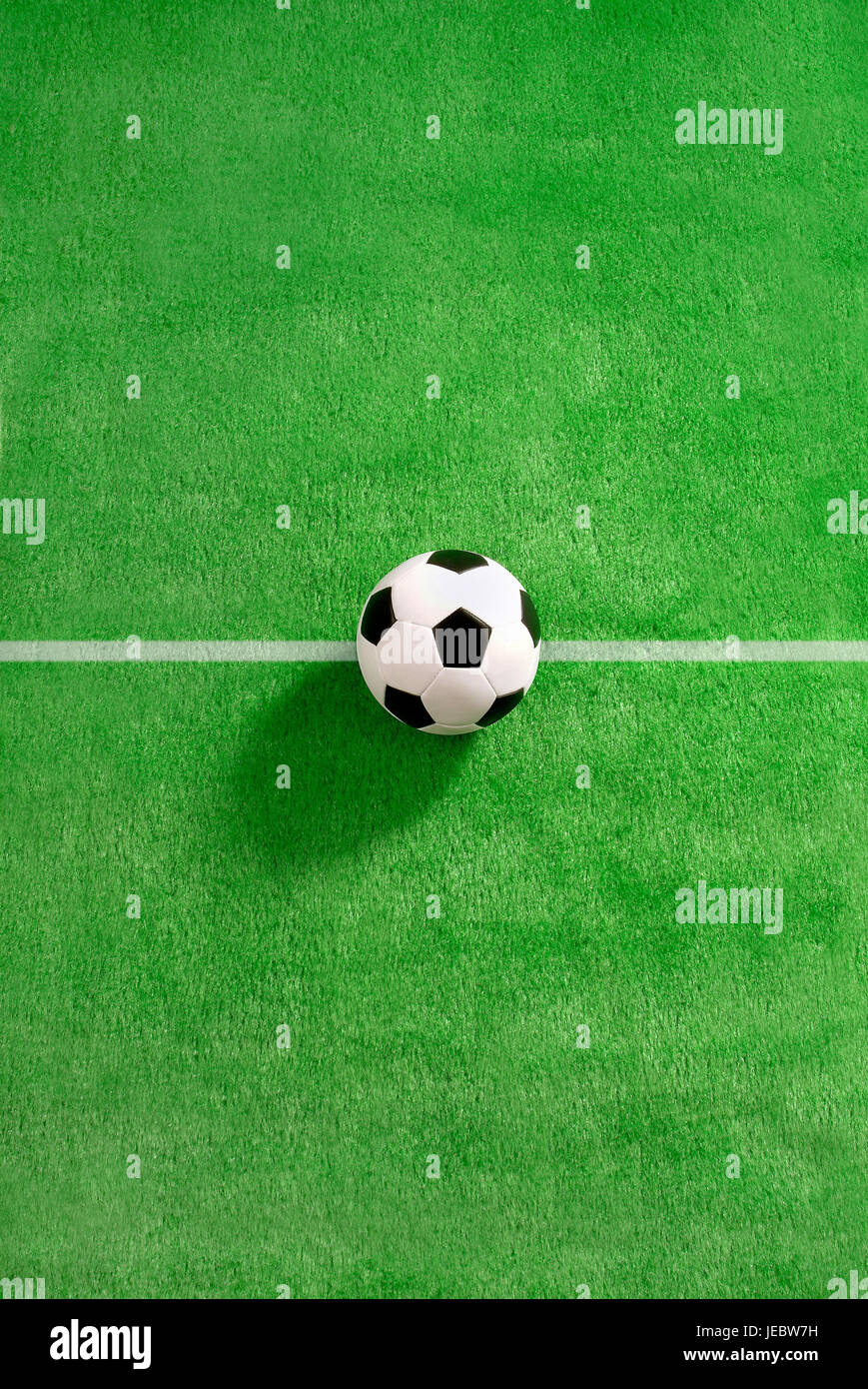 Il calcio, passo, linea Foto Stock