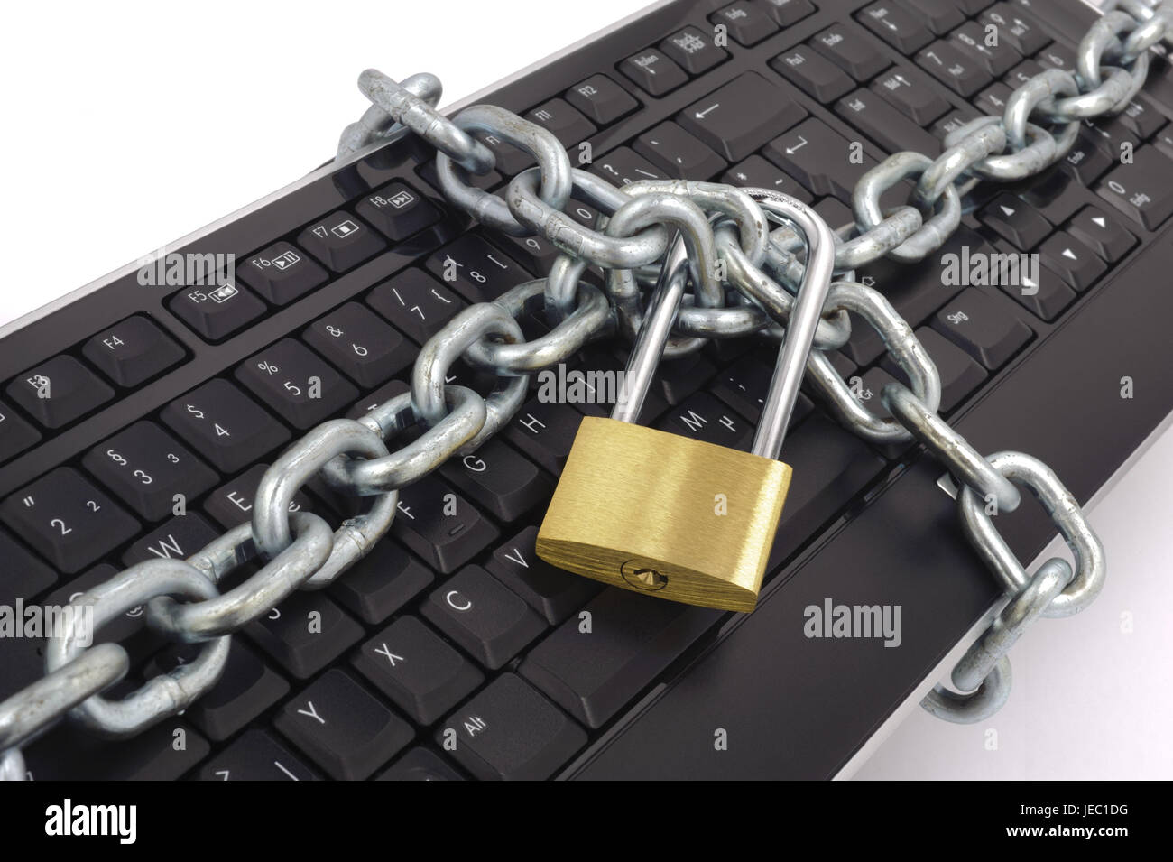 Icona di sicurezza del calcolatore, Foto Stock