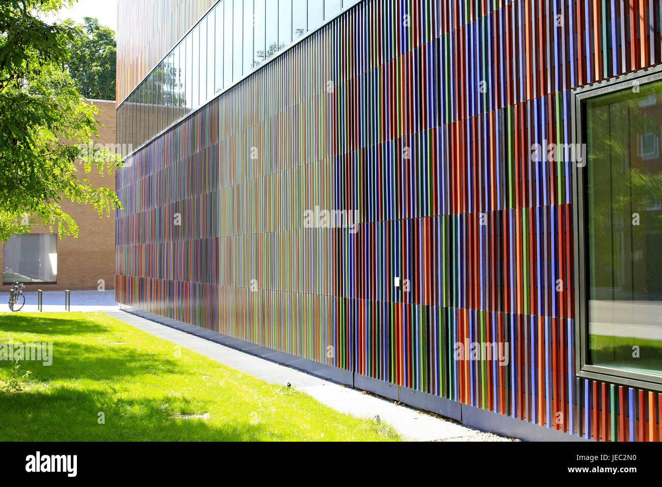 In Germania, in Baviera, Monaco di Baviera, Museo Brandhorst, esterno, museo, Europa, Baviera, arte, Maxvorstadt, luogo di interesse, turismo, edificio, città viaggi, fire nest, architettura, museo d'arte, architettura, aspro rottura, hat tono, facciata, luminosamente, ceramiche equipaggi, cultura, arte area, Zona museo/i, colori, passate, nessuno, Foto Stock