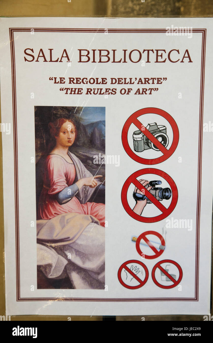 Italia, Roma, Castel Sant'Angelo, nessun segno di parcheggio, Foto Stock