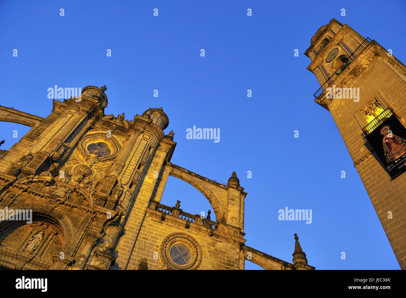 Spagna, Andalusia, provincia di Cadiz, Jerez de la Frontera, Cattedrale di Jerez de la Frontera, Foto Stock