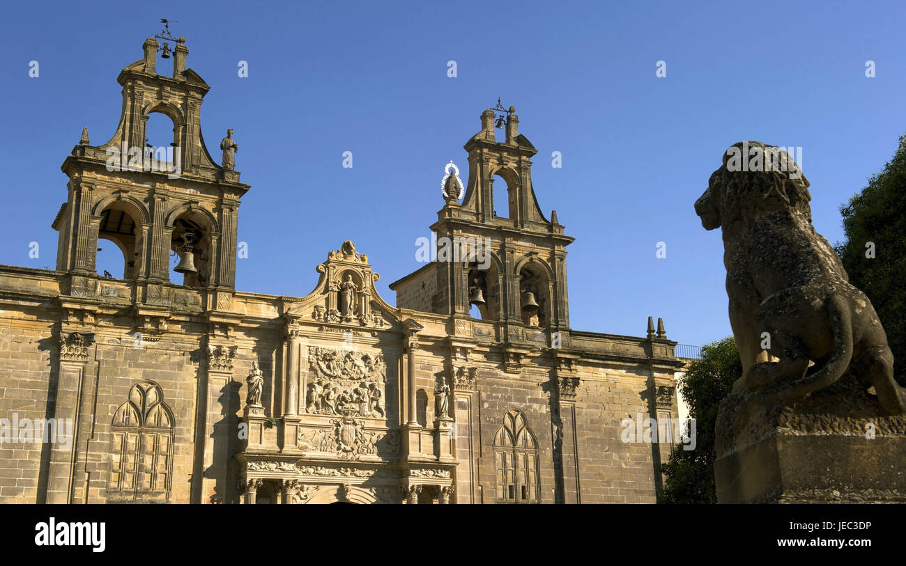 Spagna, Andalusia, a Ubeda, provincia di Jaén, Ubeda e chiesa di Santa Maria de off Alcazares, Foto Stock