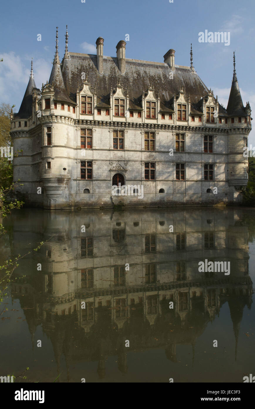 Francia, serratura di Azay-le-Rideau, Foto Stock
