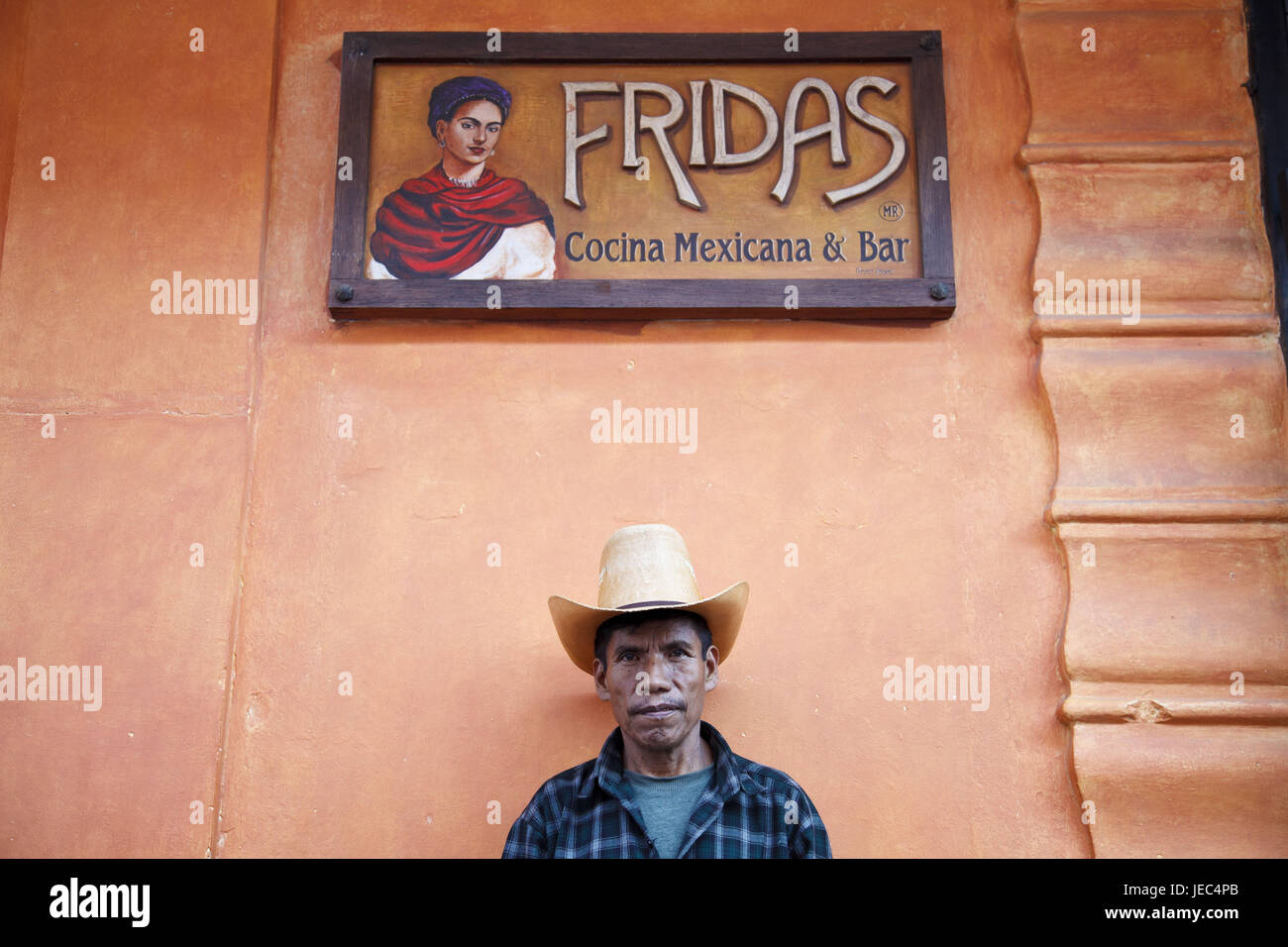 Guatemala Antigua Guatemala, uomo, Maya, nessun modello di rilascio, Foto Stock