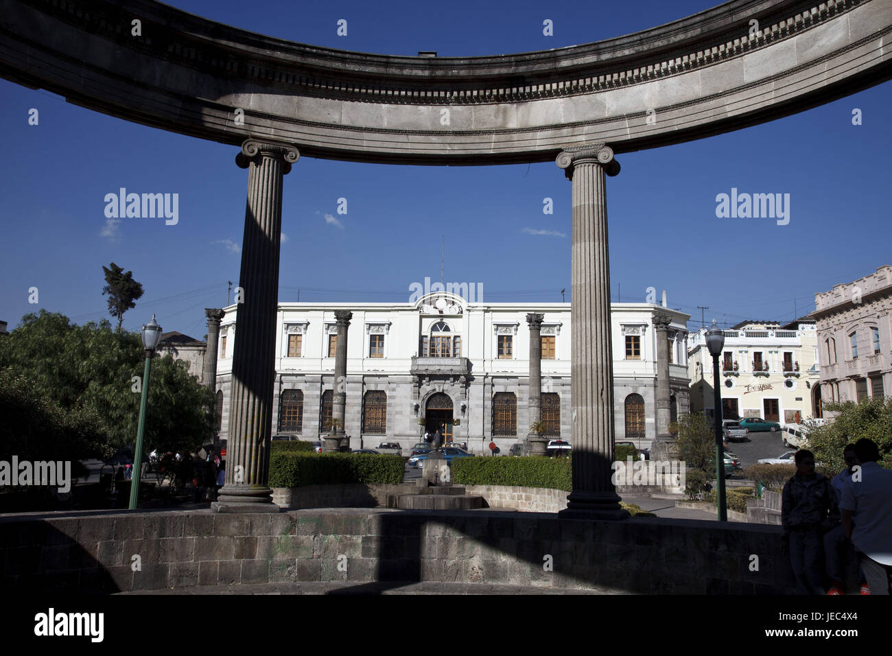 Guatemala, Quetzaltenango, Parque Centroamerica, municipio Foto Stock