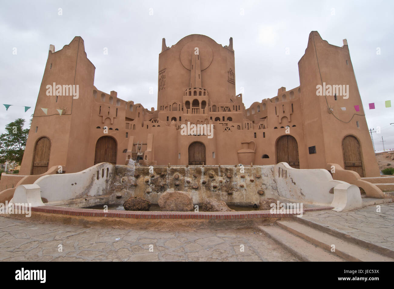 Il portale per l'UNESCO-patrimonio culturale mondiale M'Zab, Algeria, Africa Foto Stock