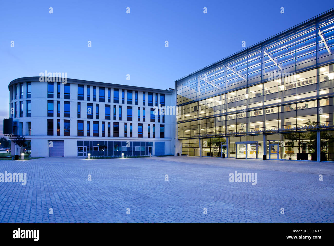 Cracovia Uniwersytet Jagiellonski, WZiKS, campus Foto Stock