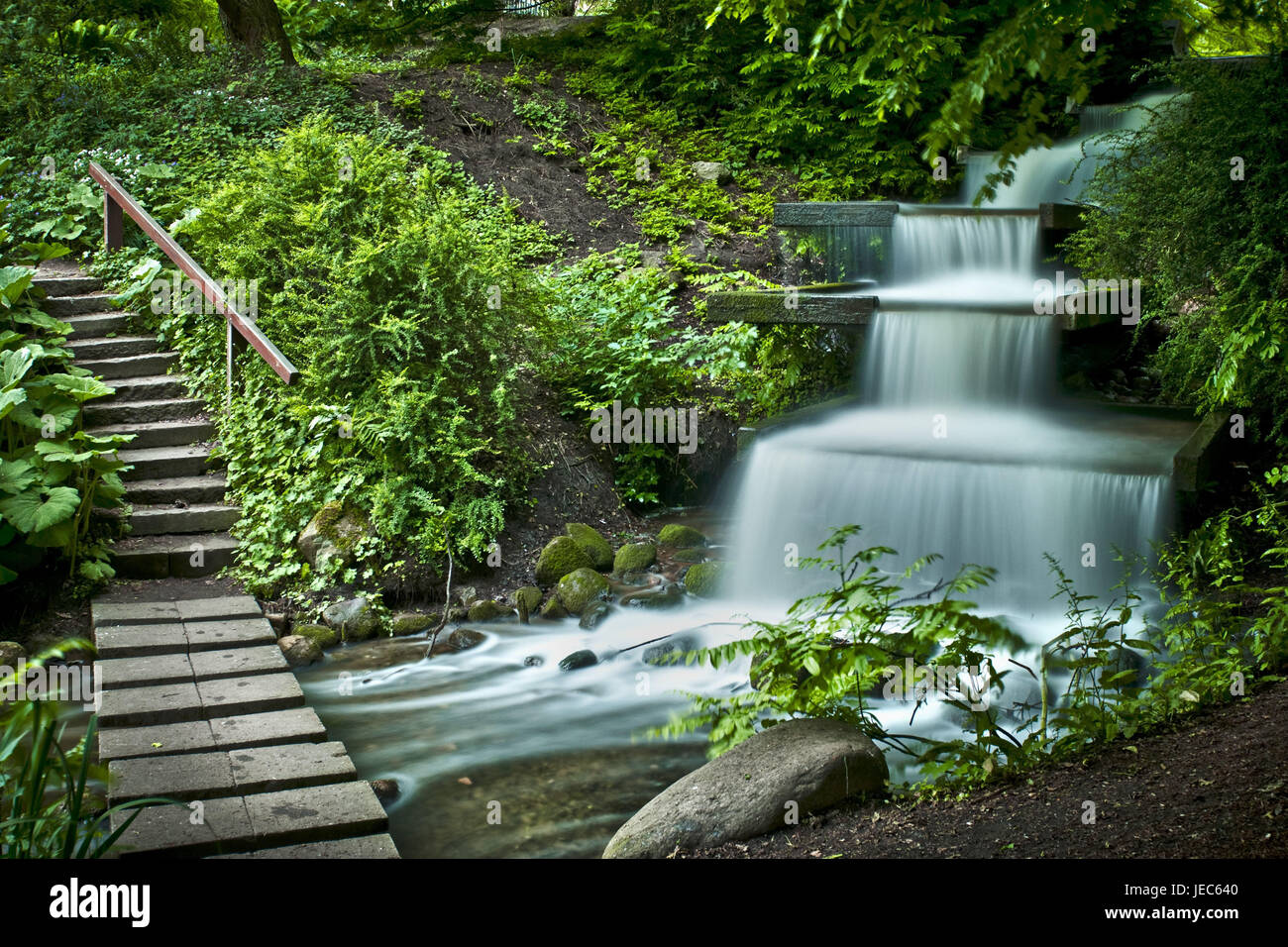 Germania, Amburgo, park, parco, Pianificazione Blomen delle Nazioni Unite, Foto Stock