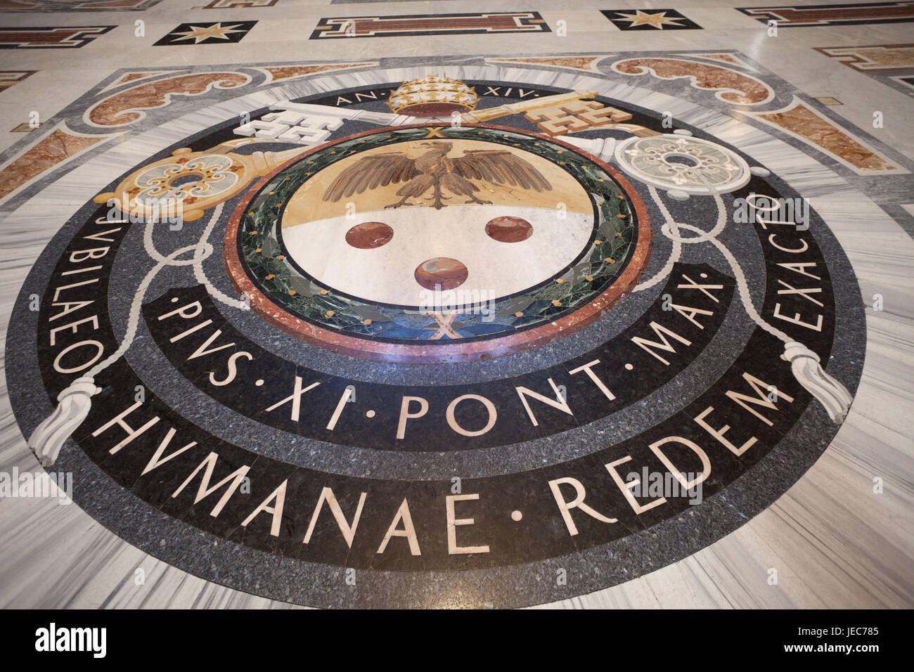 San Pietro Con Le Chiavi Italia, Roma, Vaticano, San Pietro, all'interno, con pavimento di marmo