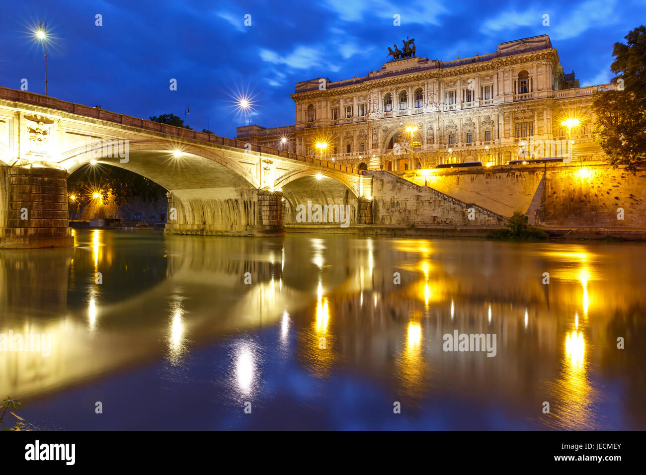 Il Palazzo di Giustizia di Roma, Italia Foto Stock