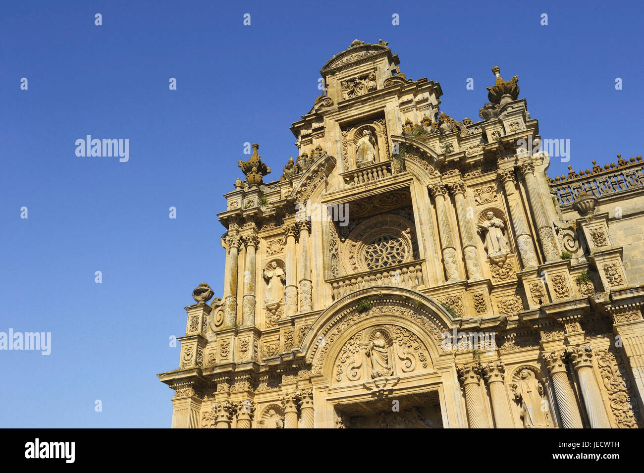 Spagna, Andalusia, provincia di Cadiz, Jerez de la Frontera, Certosa, facciata, Foto Stock
