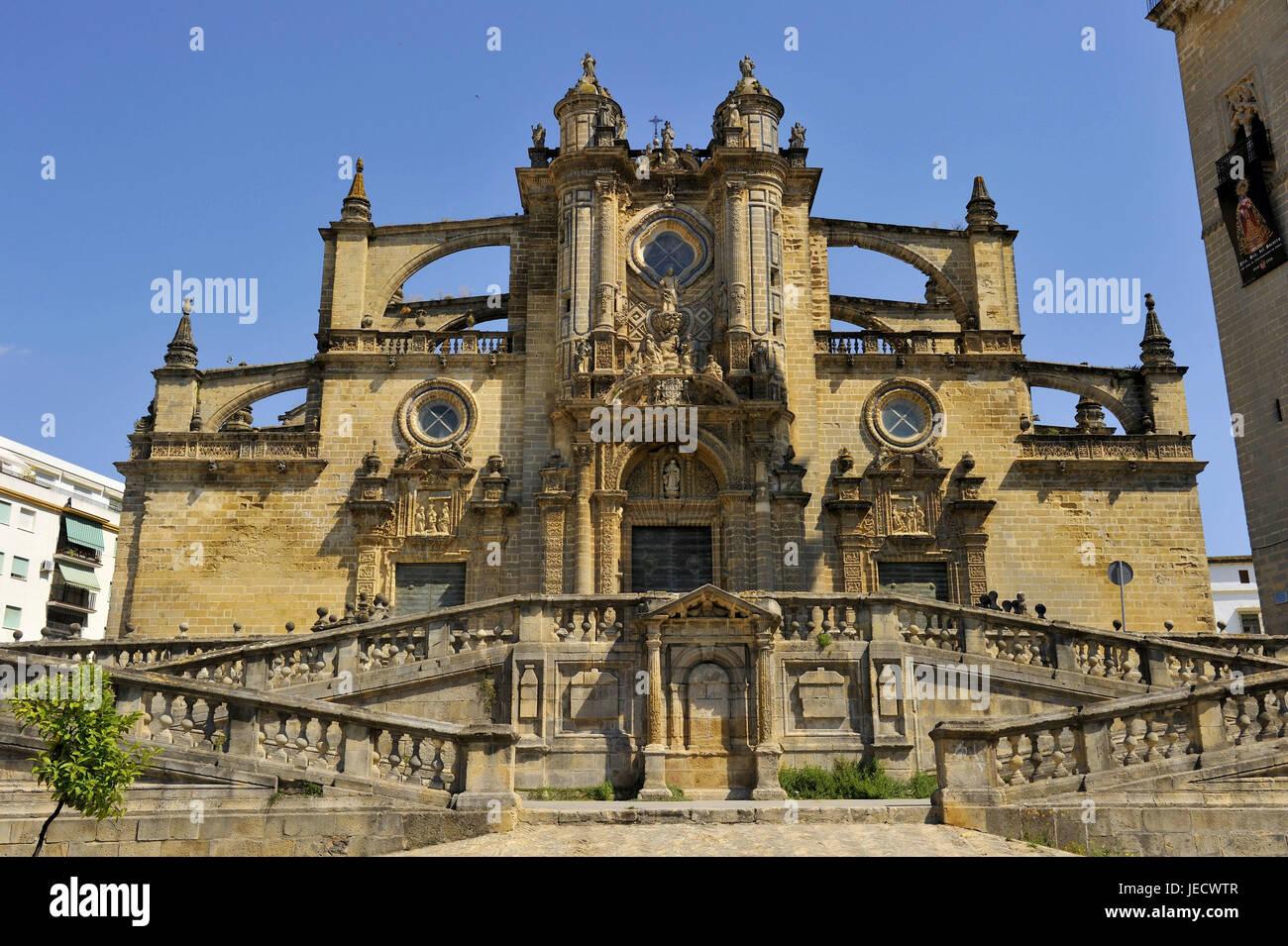 Spagna, Andalusia, provincia di Cadiz, Jerez de la Frontera, cattedrale, Foto Stock