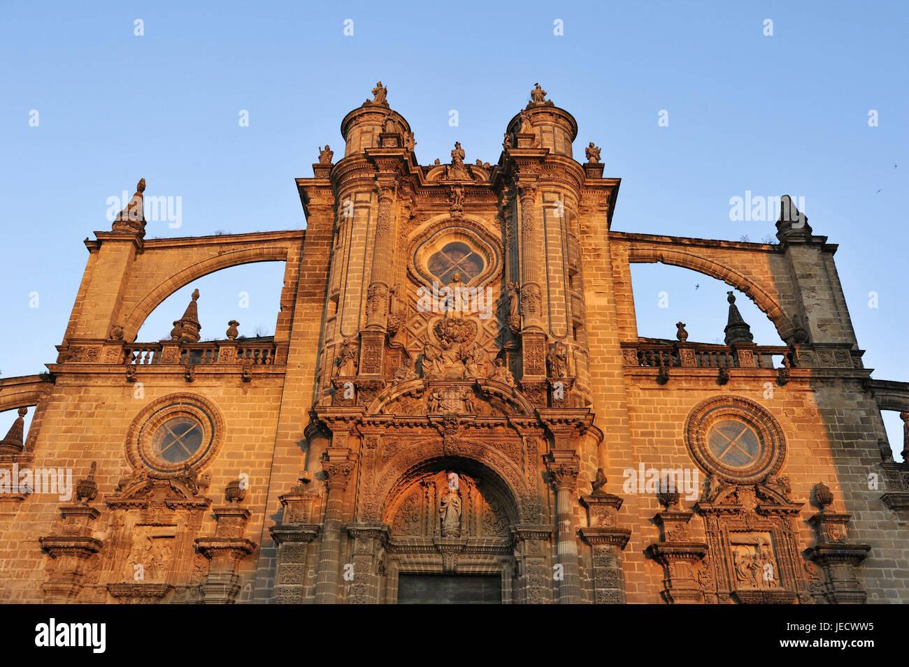 Spagna, Andalusia, provincia di Cadiz, Jerez de la Frontera, Cattedrale di Jerez de la Frontera, Foto Stock