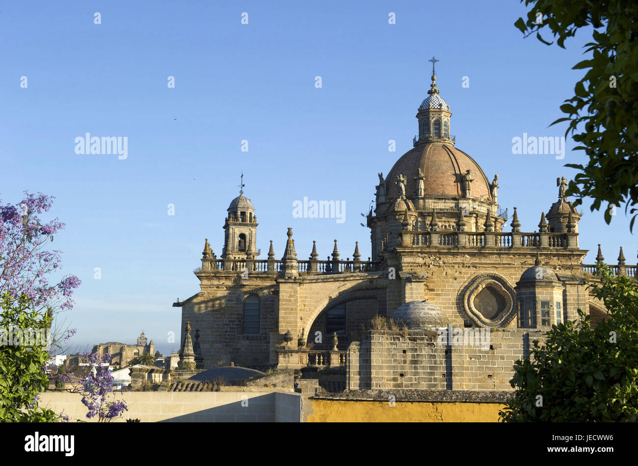 Spagna, Andalusia, provincia di Cadiz, Jerez de la Frontera, Cattedrale di Jerez de la Frontera, Foto Stock