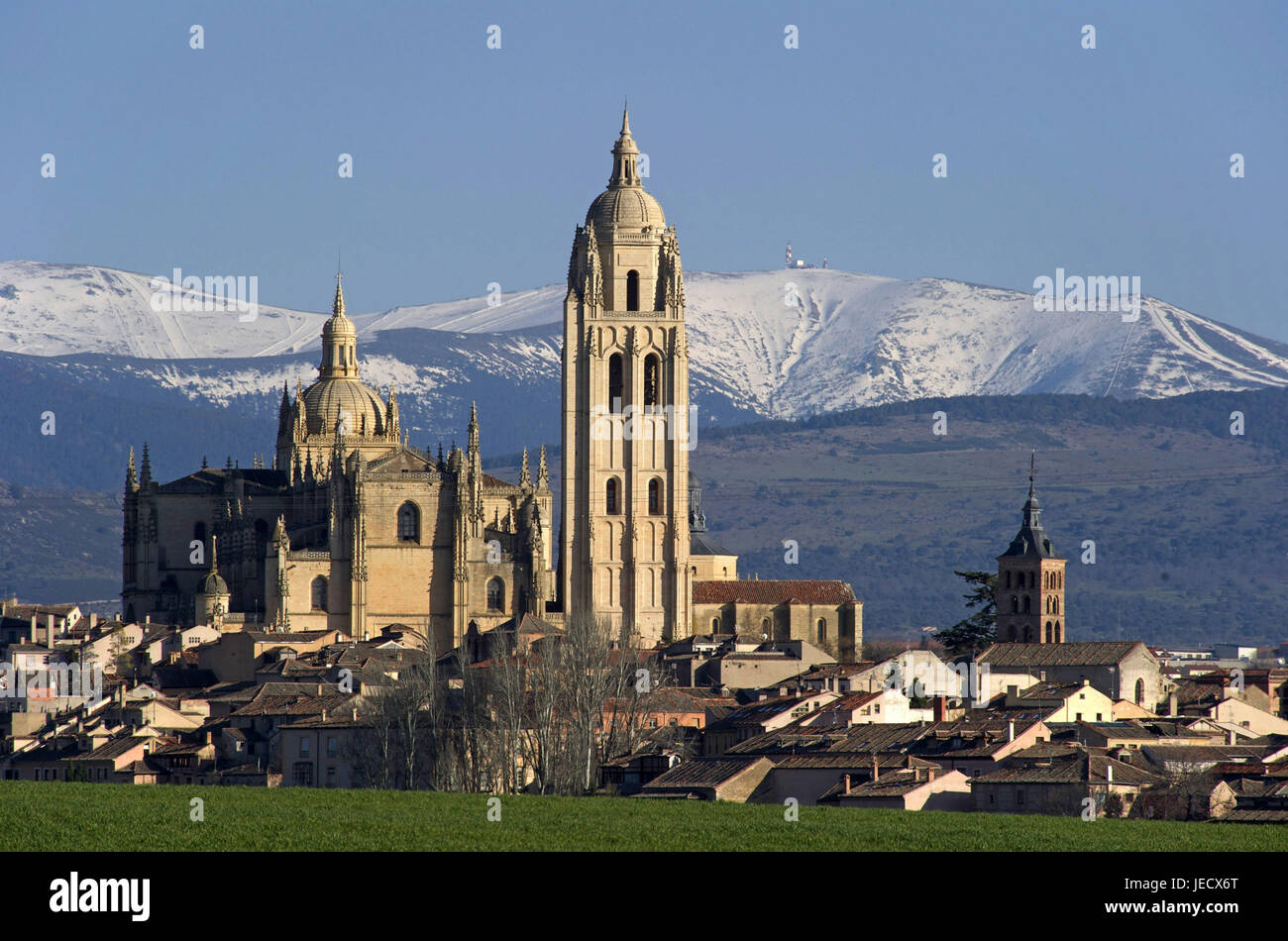 Spagna, Kastilien-León, Segovia, cattedrale, Foto Stock
