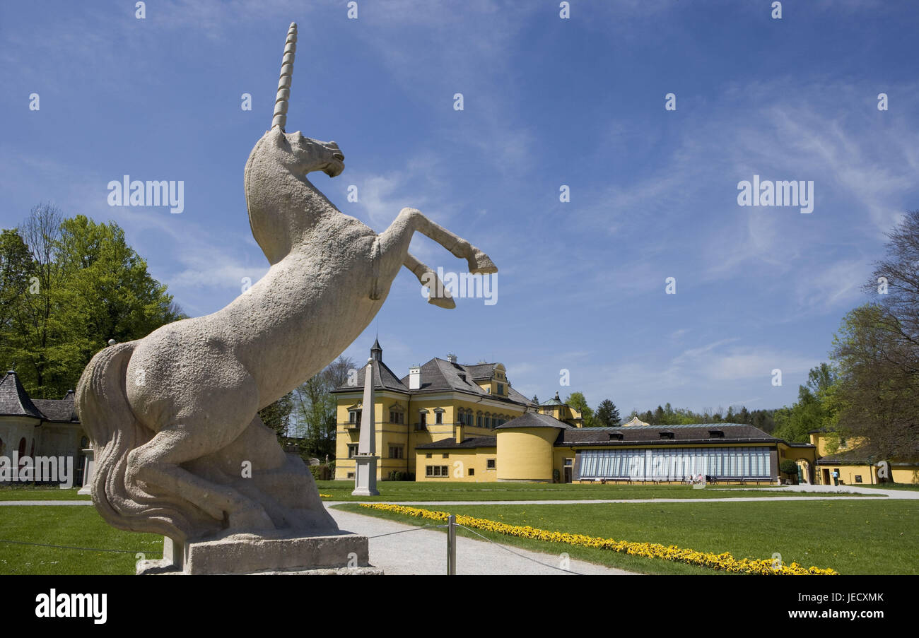 Austria, Salisburgo, il castello di Hellbrunn, Foto Stock