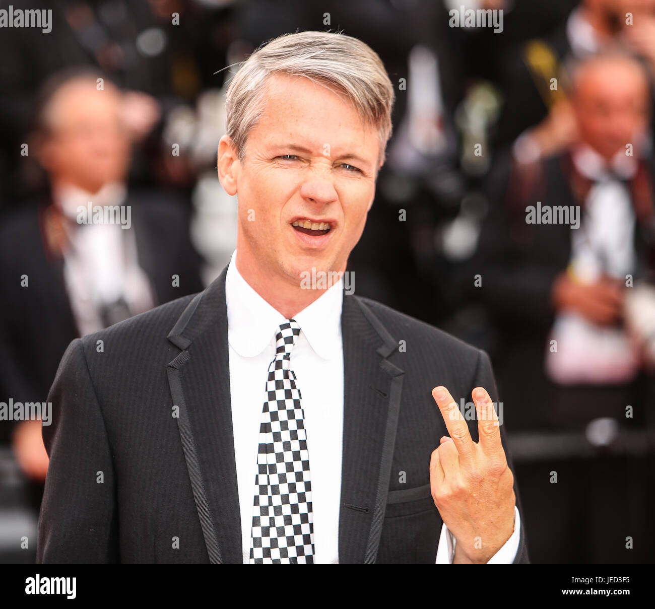Settantesimo annuale di Cannes Film Festival - l uccisione del Sacro cervi - Premiere con: John Cameron Mitchell dove: Cannes, Regno Unito quando: 22 maggio 2017 Credit: John Rainford/WENN.com Foto Stock